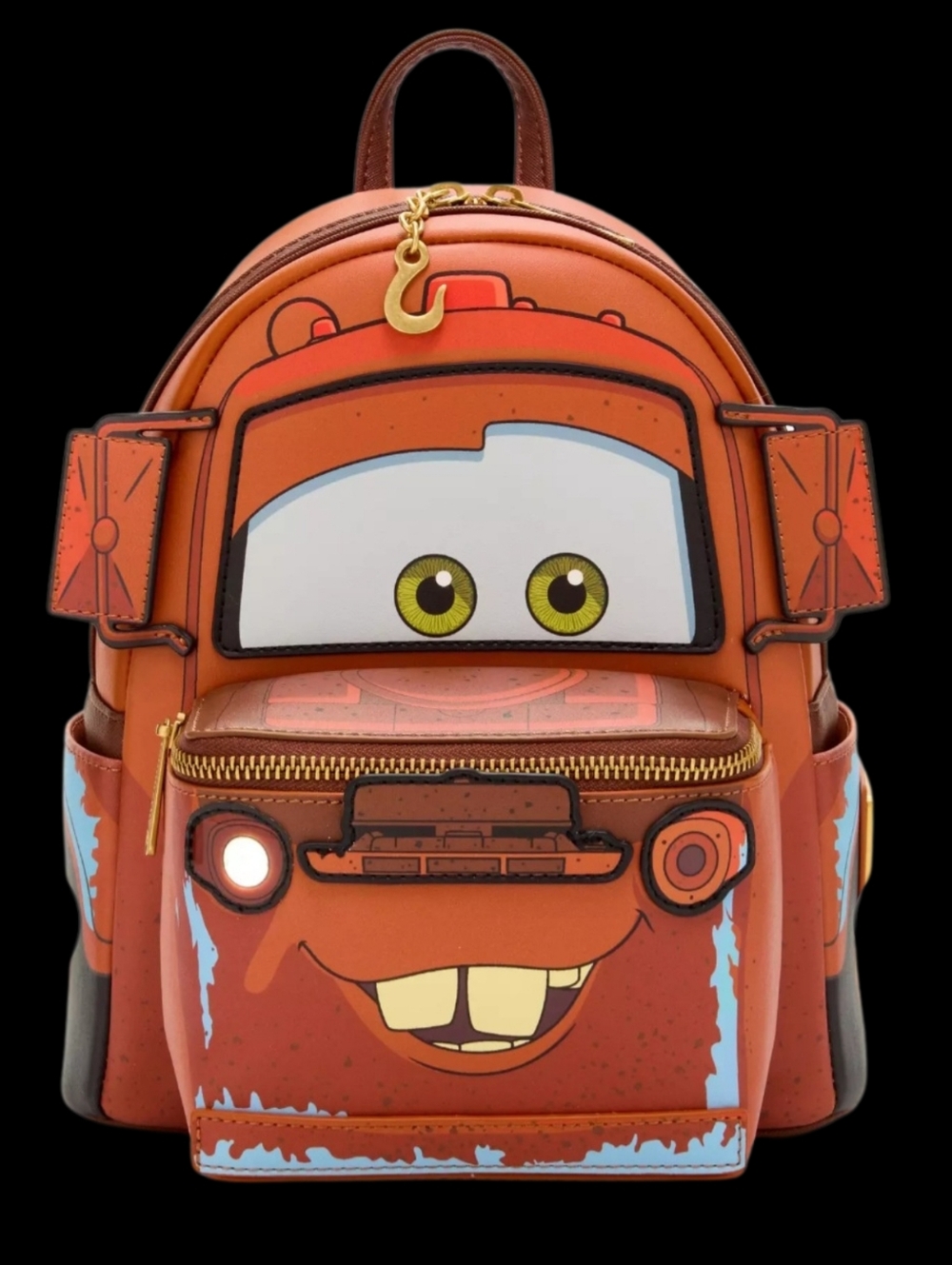 Loungefly Disney Pixar Cars Figural Mater Light Up Mini Backpack 2026.